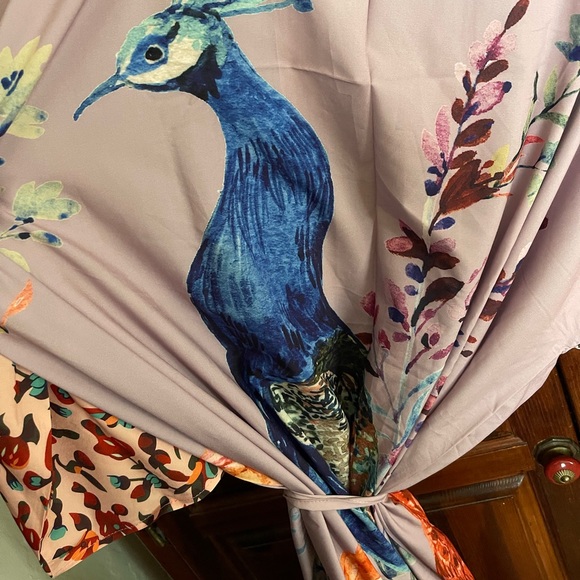Peacock kimono robe - Picture 6 of 11